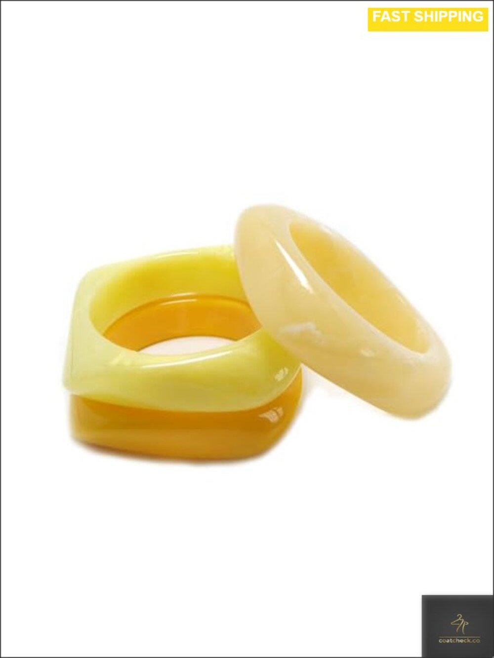 Chunky Acrylic Resin Bangle Bracelets Set Stackable Jewelry